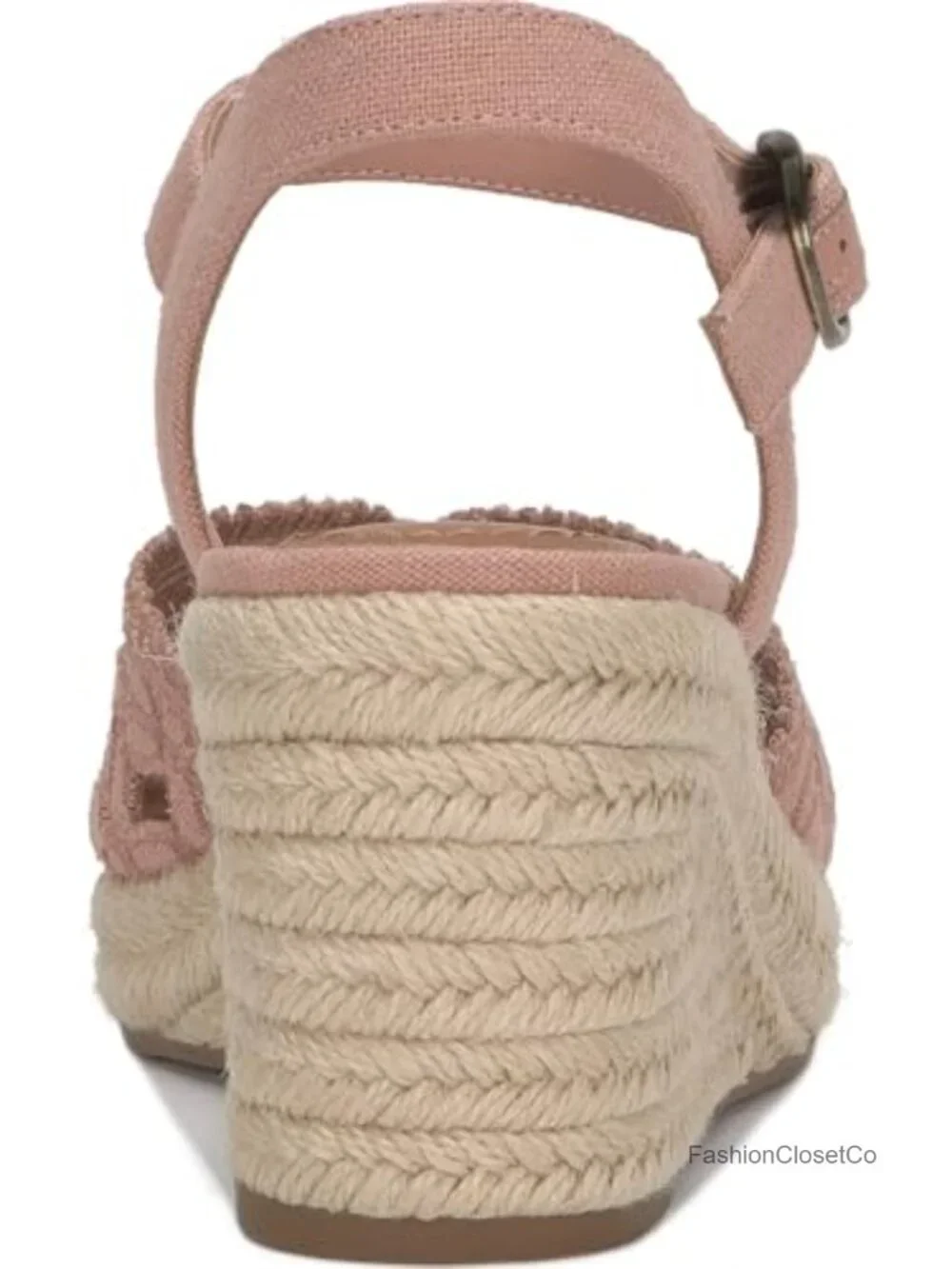 Jute Wrap Espadrille Wedge Sandals with Floral Embroidery